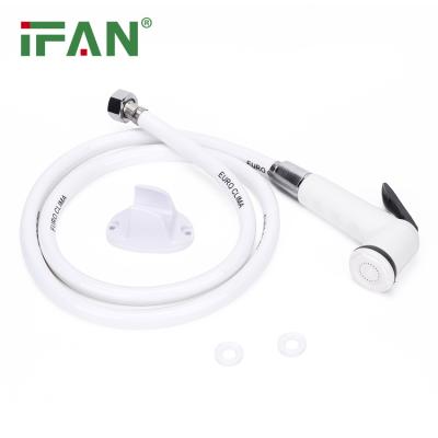 China Easy Installation IFAN Manufacture ABS Plastic Shattaf Bidet Spray Self Cleaning Bidet Faucet Portable Toilet Bidet Sprayer for sale