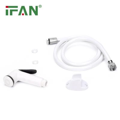 China Easy Installation IFAN High Quality Muslim Toilet Bidet Sprayer Self Cleaning Bidet Faucet ABS Plastic Shattaf Bidet Sprayer for sale