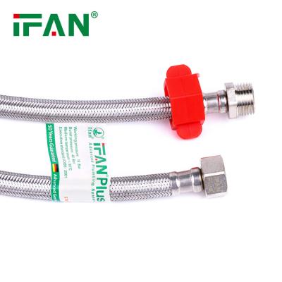 China Easy Installation IFAN Hot Sale Stainless Steel Braided Hose Flexible Shower Hose Connection Plumbing Hose for sale