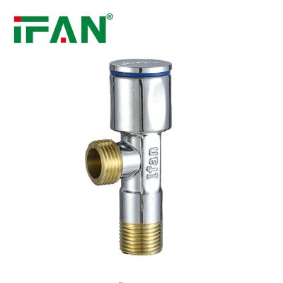 China Corrosion Resistance IFAN Hot Sale 1/2 Inch Brass Angle Valve  Angle Stop Valve For Water Control for sale