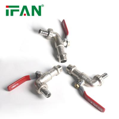 China Traditional IFAN High Quality Plumbing Material Forged Garden Water Taps Durable Faucets 3/4