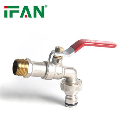 China Traditional IFAN Factory Supply Bathroom Faucet Modern Style Washer Machine Bibcock Tap for sale