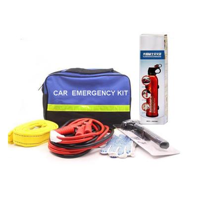 China Customized 55 Piece Car Emergency Roadside Aid Kit Waterproof Survival First Aid Safety Kit Customized for sale