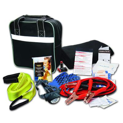 China 28 Piece Car Safety Kits Roadside Aid Emergency Kit Waterproof Survival First Aid Safety Kit Customized for sale