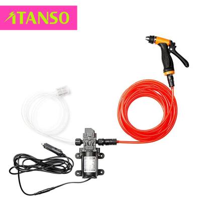 China China-chic China-chic DC 12V 100W New Portable High Pressure Pump Washer Car Wash Cleaning Pump For Car Garden Cleaning for sale