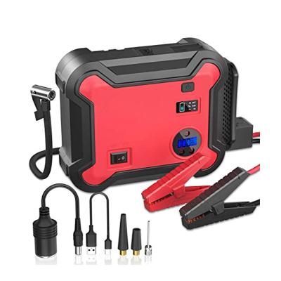 China 150PSI 2500A 23800mAh Car Jump Starter Power Emergency Tool Jump Starter Gasoline Diesel Engine 11.57 x 9.65 x 5.83 inch for sale