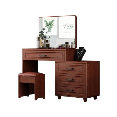 China Assembly needed dressing table, bedroom, storage cabinet, simple, modern, expandable and multi-functional for sale