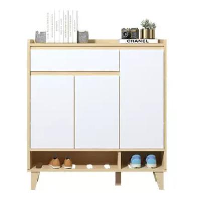 China White Shoe Cabinet (Other) New Model Living Room Shoe Rack Cabinet Furniture Modern Wooden Shoe Cabinet Adjustable Wood Furniture for sale