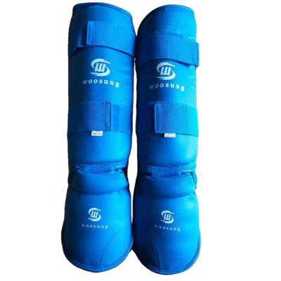 China Durable Martial Arts Studios Karate Shin and Instep Guards Karate Shin Guards in Shin Guard for sale