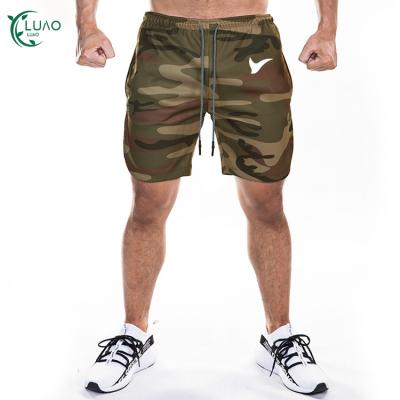 China New Style Quick Dry Casual Men's Breathable Shorts Camouflage Polyester Workout Jogging Running Fitness Wear With Pockets for sale