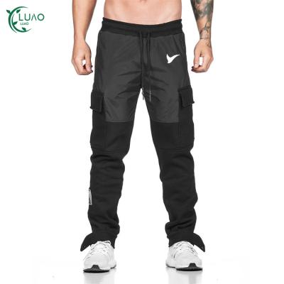 China Plus Size Breathable Cotton Spandex Soft Men's Breathable Pants Wicking Outdoor Fitness Training Adjustable Bottom Jogging Sweatpants for sale