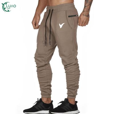 China High Quality Cotton Quick Dry Mens Breathable Sports Breathable Pants With Zipper Pockets Sweat Wicking Fitness Jogging Wear for sale