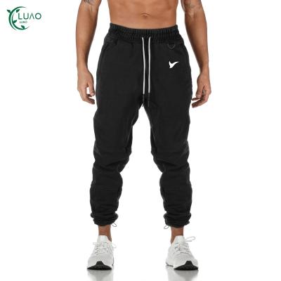 China High Quality Breathable Men Casual Plus Size Adjustable Pants With Drawstring And Zipper Pockets Cotton Spandex Polyester Soft Trousers for sale