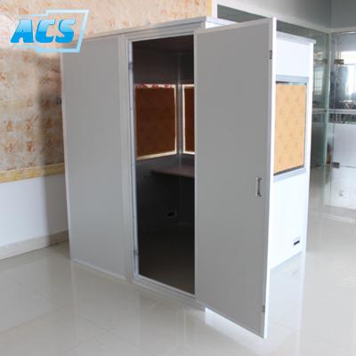 China Durable 2~4 Person Interpreter Booth / Simultaneous Translation Booth / Simultaneous Interpreter Room L1.6xD1.6xH2m for sale