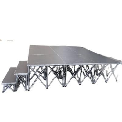 China Aluminum+plywood riser stage performance showcases outdoor festival performance wholesale event for sale