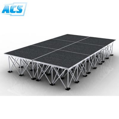 China Aluminum Portable Platform Board Stage / Mat High Quality Folding Stage Set for sale