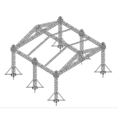 China Custom high quality square aluminum truss roof system from ACS China supplier China for large scale event for sale