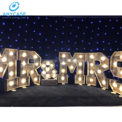 China Wedding ; holidays ; Outdoor Led Letters Mr. And Mrs. Party Large Led Letters To Wedding for sale