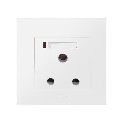 China 15A British Standard Flush Mount PC Panel Wall Socket Q1W064 for sale