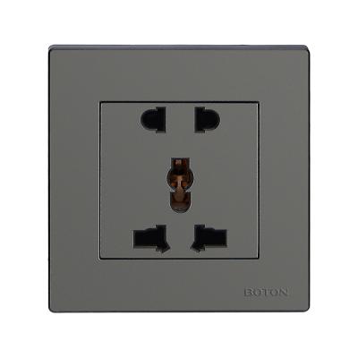 China BOTON M5 Series 5 Pin Universal Socket 10A 250V Wall Switch Socket Q2H013 for sale