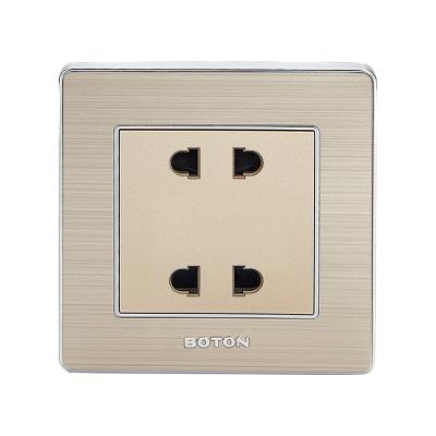 China Q6 Series 4 Pin Socket Champagne Wall Switch Socket Q6C011 for sale