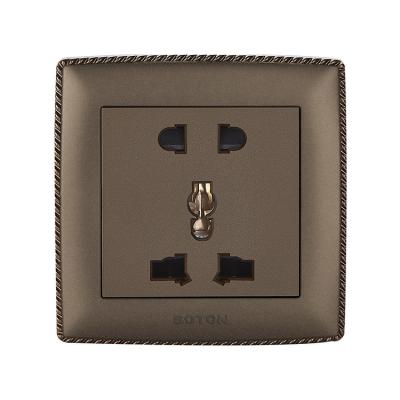 China G5 Series 5 Pin Universal Wall Switch Socket G5C012 for sale