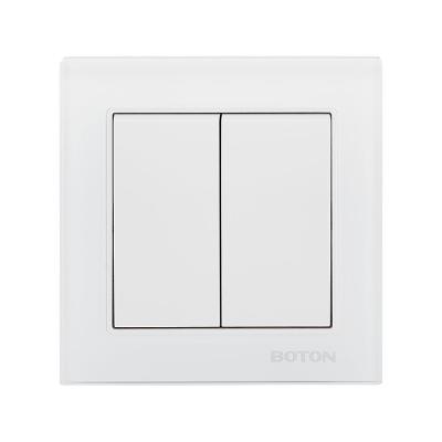 China G9 Series 2 Wall Strip Glass Switch Blank Glass Switch British Standard 86X88MM for sale