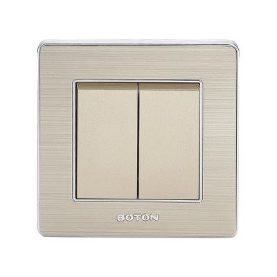 China K2 Series 2 Way Decorative Switch Wall Switch European Standard Socket 83X83MM for sale