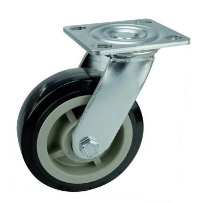 China Machinery Wholesale Price 4 5 6 8 Inch PU Swivel Heavy Duty Caster Wheels for sale