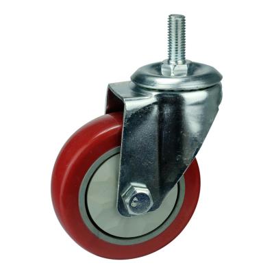 China Hotels WBD Heavy Duty Decorative Swivel Metal Wire Clad Trolley Furniture Casters With Covers for sale