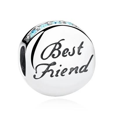 China New FASHIONABLE Cheap 925 Sterling Silver Best Friend Bead Necklace Friendship Gift Fit Charm Snake Chain Bracelets for sale