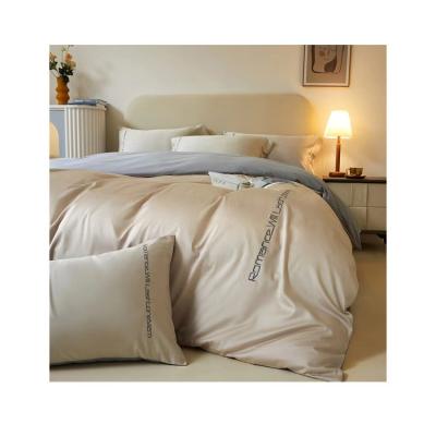 China Sustainable Hot Sale Bedding Sets Cheap Linen Bedding Sets Collections Bed Four-Piece Set Te koop