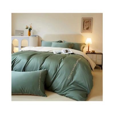 China Sustainable Hot Sale Bedding Set 4 Piece Cheap Price Home Textile Four-Piece Set for sale