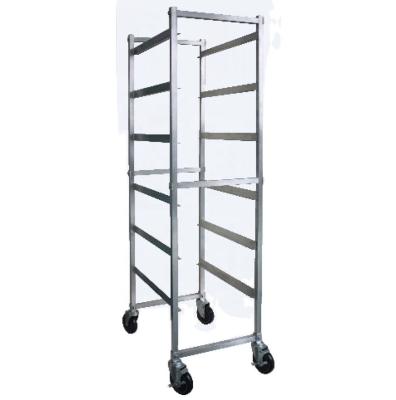 China Wholesale Commercial Aluminum Roll Pan Rack Restaruant Kitchen 10/12/20 Tiers Roll Pan Rack /Bread Pan Rack 18