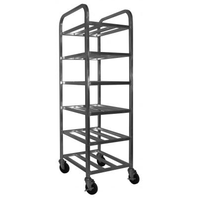 China Restaruant Kitchen Industrial Grade Heavy Duty Kitchen Metal Aluminum Baking Trolleys Universal Adjustable for sale