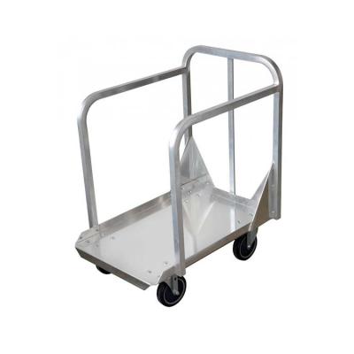 China Various Supermarket Restaurant Kitchen Good Quality Wheeled Aluminum Sheet Pan Truck for sale