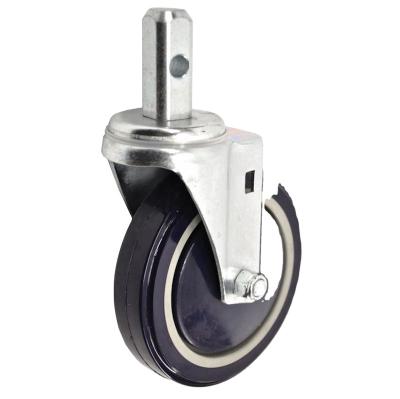 China Traditional PU Material Furniture Industry Casters Wheel For Chrome Base Cart for sale