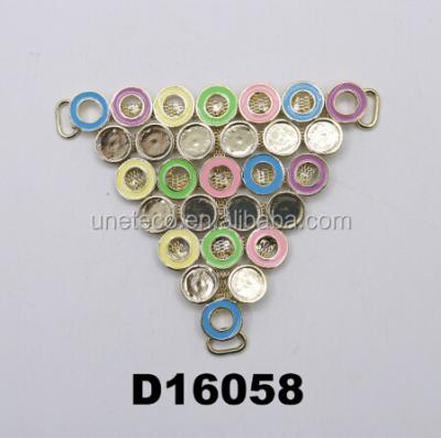 China Shoe Buckle Fashion Crystal Rhinestone Button Buckle For Bikini Top Connector For Summer Hot Sale for sale