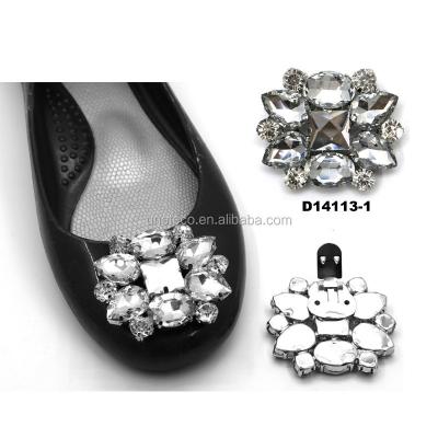 China Shoe Buckle Jewelry Factory Fashion Rhinestone Sandal Buckle Shoe Clips Hot Sale for sale