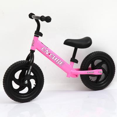 China Latest Best Sellers CE Mini Street Carbon Two Wheels Pink Girls Balance Training Bike Without Pedal for sale