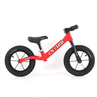 China Balance Bike Factory Direct Lightweight 12 Inch Non Pedal 2 Wheel Air Tire Nylon Kids Balance Bike for sale