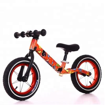 China Popular 12 Inch Balance Bike Rubber Tires New Solid Light Weight Push Bicycle for sale