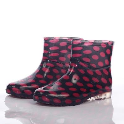 China Cheap Price PVC Cheap Price Sexy Women Rubber Boots Ladies Rubber Boots Custom Printing Rubber Rain Boots for sale