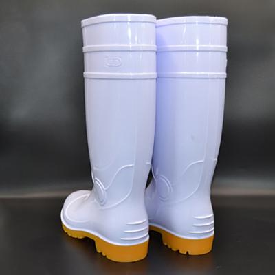 China Waterproof Decorative Goods Logo Pvc Rain Boot Custom Made Waterproof Durable Adult Outdoor for sale