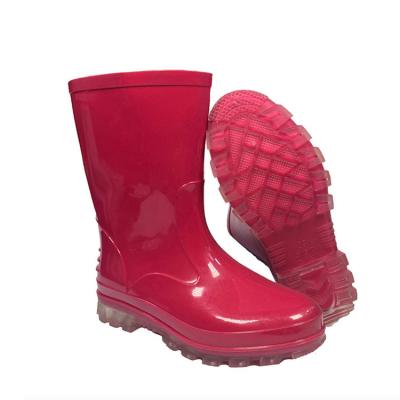 China Wholesale rubber boots women's rain ladies fashion trend fashion boots custom print women's rubber boot for sale