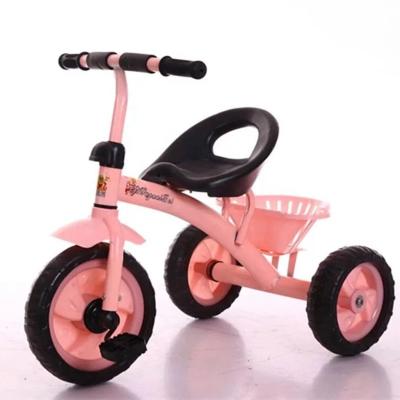 China Ride On Toy Top Sale 6.5 Inch Metal And Walker Kids Lightweight Plastic Tricycle For Boys And Girls for sale