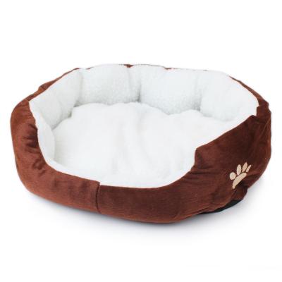 China Warm Sale Pet Bed Cashmere Kennel Room Designer Pet Sofa Bed Supplies Square Pet Breathable Bed for sale