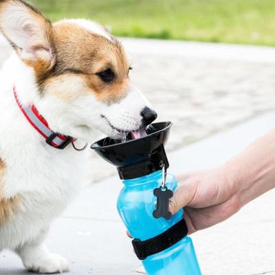 China Viable Outdoor Travel Portable Pet Water Bottle Pet Drinking Water Cup Dog Feeding Travel for sale