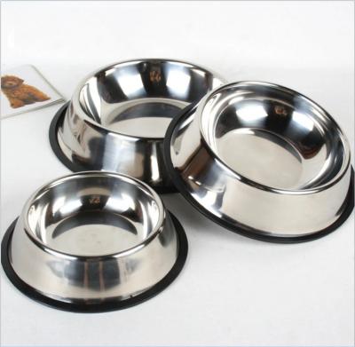 China Sustainable Custom Non Slip Stainless Steel Dog Food Bowl Dog Feeding Bowl Dog Bowl for sale