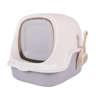 China Home Design Fashion Sustainable Cat Litter Box PP Furniture Cat Litter Box Hot Selling for sale